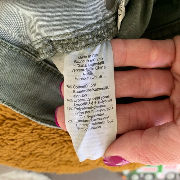 Madewell 9” High Rise Skinny Pants Olive - Picture 14 of 15